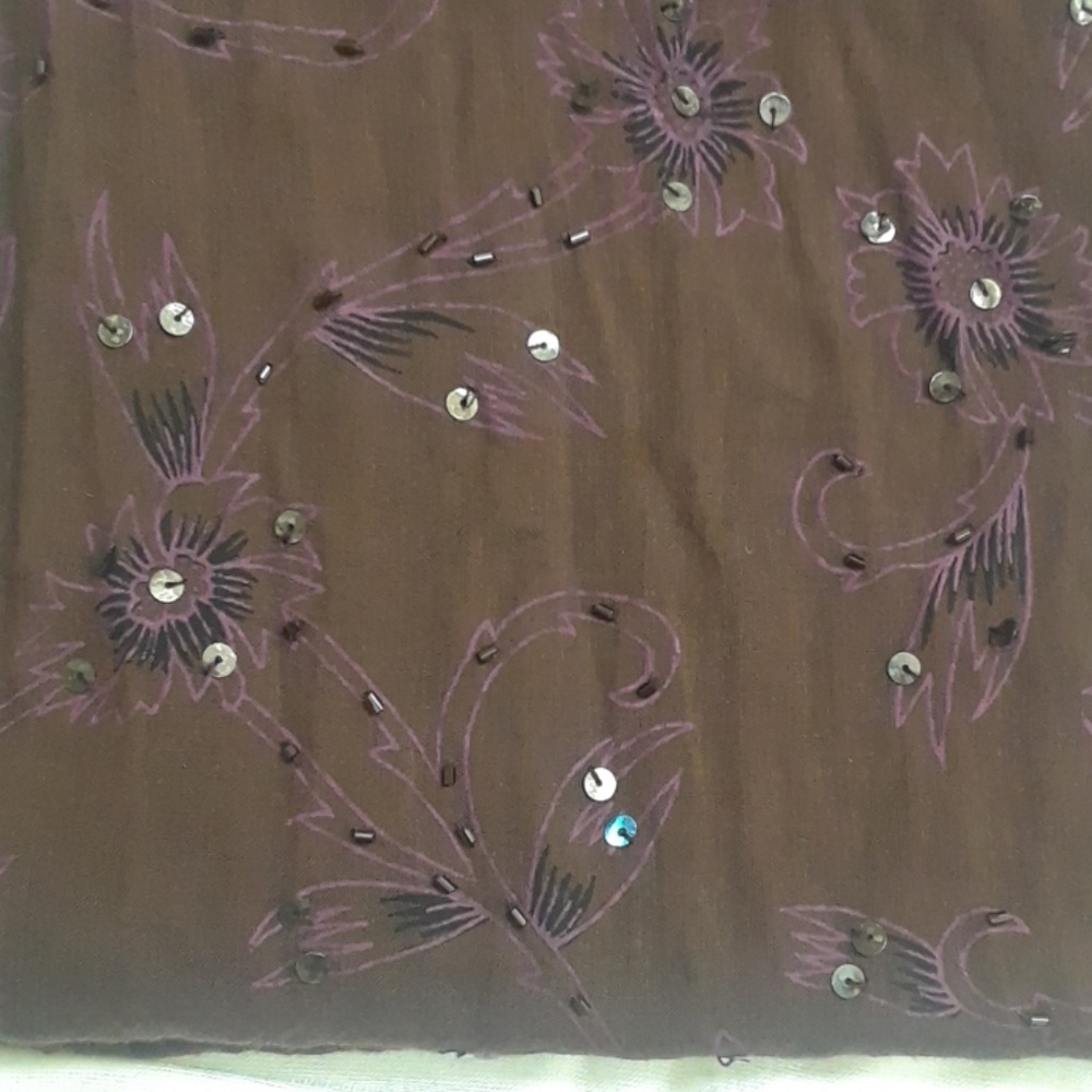 Brown scarf